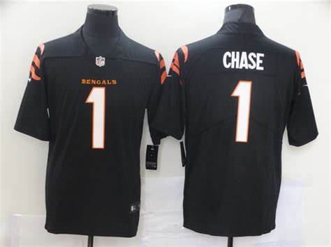 Nike Bengals 1 Ja'Marr Chase Black Vapor Limited Jersey,We sell and wholesale Nike Bengals 1 Ja'Marr Chase Black Vapor Limited Jersey on line form chian!